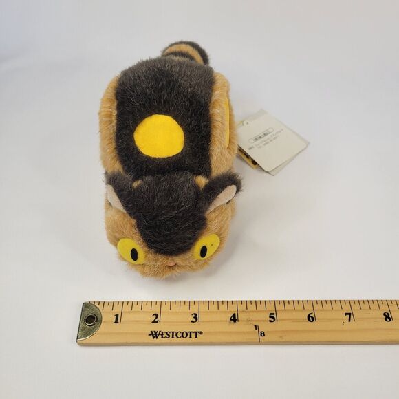 2001 Japan Ghibli Museum My Neighbor Totoro Cat Bus Plush 9" Pink Plastic Nose - Picture 14 of 16